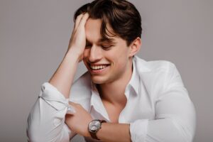 Professional headshot of male model in Missoula, MT